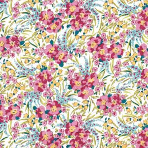 Liberty Fabric Swirling Petals B